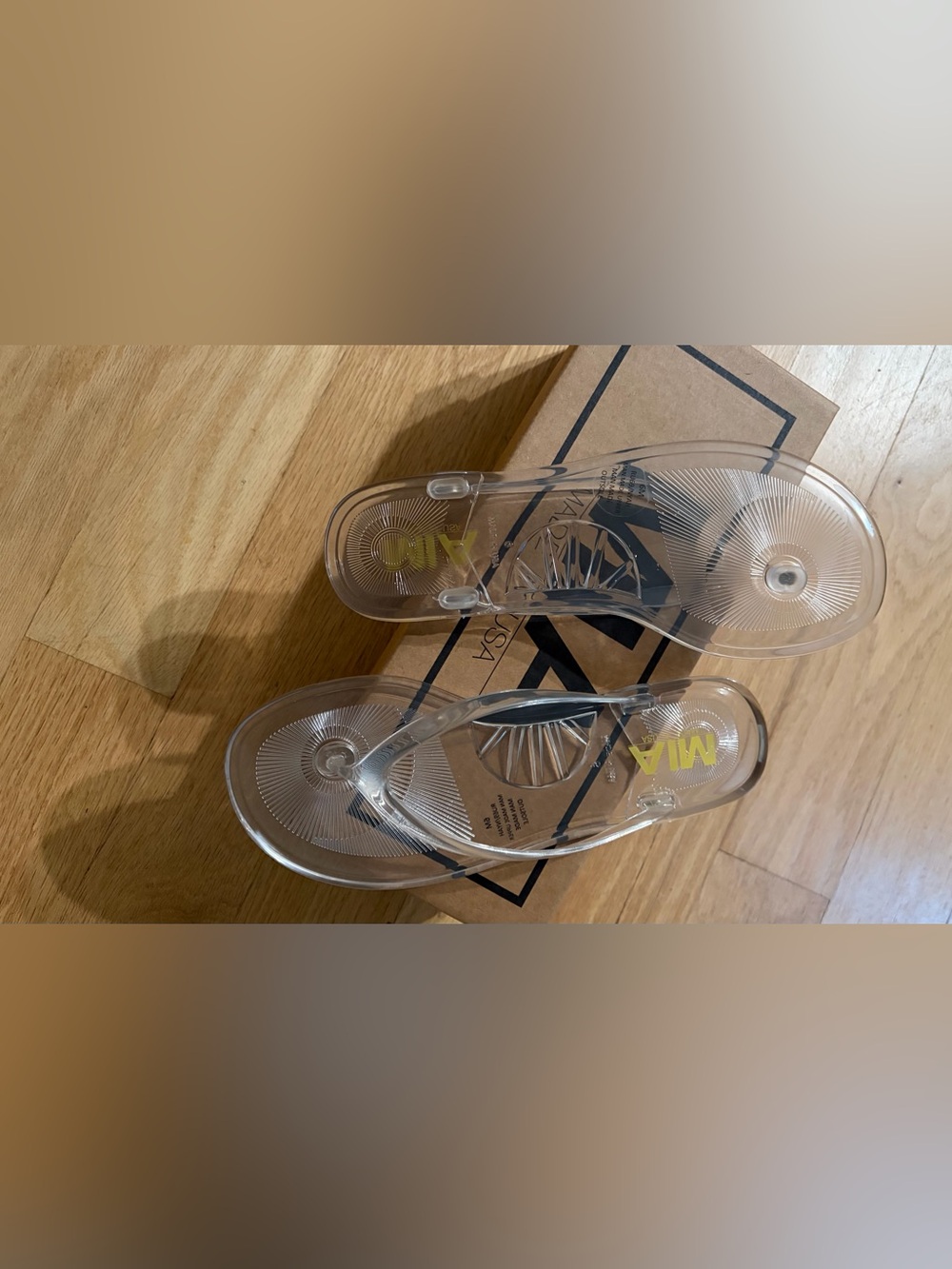 Clear Jelly Flip Flops for Kids - Transparent